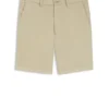 Shorts in Modern-Fit aus Stretch-Baumwolltwill