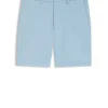 Shorts in Modern-Fit aus Stretch-Baumwolltwill
