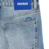 Shorts in Regular-Fit aus blauem Denim