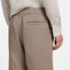 Shorts mit geradem Schnitt aus einer Leinenmischung