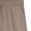 Shorts mit geradem Schnitt aus einer Leinenmischung