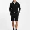 Shorts mit Kontrastpaspel aus einer Baumwollmischung