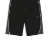 Shorts mit Kontrastpaspel aus einer Baumwollmischung