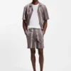 Shorts mit Printmuster aus Stretch-Baumwolle