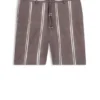 Shorts mit Printmuster aus Stretch-Baumwolle