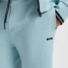 Shorts mit Streifendetails aus einer Baumwollmischung