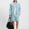 Shorts mit Streifendetails aus einer Baumwollmischung