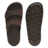 Slides mit zwei Riemen und Marken-Schnallen