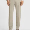 Slim-Fit-Anzug aus karierter Stretchwolle