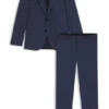 Slim-Fit-Anzug aus Stretch-Sharkskin
