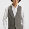 Slim-Fit-Anzug aus Stretch-Sharkskin