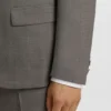 Slim-Fit-Anzug aus Stretch-Sharkskin