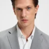 Slim-Fit-Anzug mit feinem Muster aus Stretch-Bekleidung Slim-Fit-Anzug mit feinem Muster aus Stretch-Bekleidung