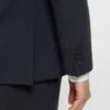 Slim-Fit-Anzug mit feinem Muster aus Stretch-Bekleidung