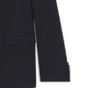 Slim-Fit-Anzug mit feinem Muster aus Stretch-Bekleidung