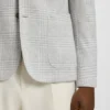 Slim-Fit-Blazer aus kariertem Stretchstoff