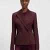 Slim-Fit-Blazer aus Twill aus Schurwolle