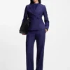 Slim-Fit-Blazer aus Twill aus Schurwolle