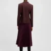 Slim-Fit-Blazer aus Twill aus Schurwolle