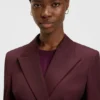 Slim-Fit-Blazer aus Twill aus Schurwolle