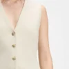 Slim-Fit-Blazer im ärmellosen Stil