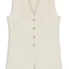 Slim-Fit-Blazer im ärmellosen Stil