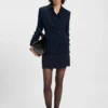 Slim-Fit-Blazer mit Druckknopfverschluss Slim-Fit-Blazer mit Druckknopfverschluss