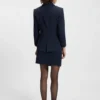 Slim-Fit-Blazer mit Druckknopfverschluss Slim-Fit-Blazer mit Druckknopfverschluss