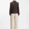 Slim-Fit-Blazer mit schrägen Abnähern