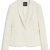 Slim-Fit-Blazer mit schrägen Abnähern