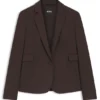 Slim-Fit-Blazer mit schrägen Abnähern