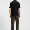 Slim-Fit-Cargohose aus Fischgrätenstoff Slim-Fit-Cargohose aus Fischgrätenstoff
