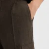 Slim-Fit-Cargohose aus Fischgrätenstoff Slim-Fit-Cargohose aus Fischgrätenstoff