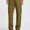 Slim-Fit-Cargohose aus merzerisierter Baumwolle Slim-Fit-Cargohose aus merzerisierter Baumwolle