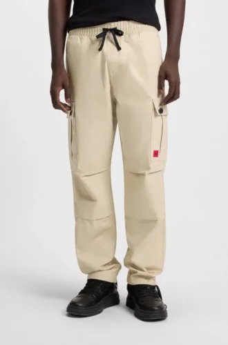 Slim-Fit-Cargohose aus Ripstop-Baumwolle
