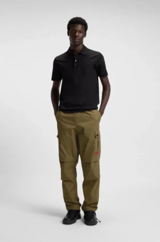 Slim-Fit-Cargohose aus Ripstop-Baumwolle