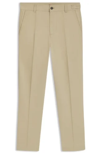 Slim-Fit-Chino aus merzerisierter Baumwolltwill