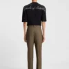 Slim-Fit-Chino aus merzerisierter Baumwolltwill
