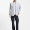 Slim-Fit-Chinos aus bedrucktem Stretch-Baumwolltwill