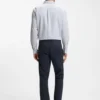 Slim-Fit-Chinos aus bedrucktem Stretch-Baumwolltwill