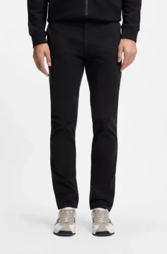 Slim-Fit-Chinos aus Stretch-Baumwollsatin