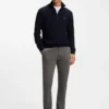 Slim-Fit-Chinos aus Stretch-Baumwollsatin Slim-Fit-Chinos aus Stretch-Baumwollsatin