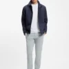 Slim-Fit-Chinos aus Stretch-Baumwollsatin
