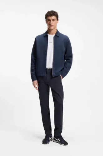Slim-Fit-Chinos aus Stretch-Baumwollsatin