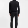 Slim-Fit-Chinos aus Stretch-Baumwollsatin