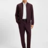 Slim-Fit-Hemd aus gebürstetem Stretch-Flanell