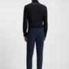 Slim-Fit-Hemd aus gebürstetem Stretch-Flanell