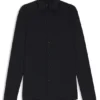 Slim-Fit-Hemd aus gebürstetem Stretch-Flanell