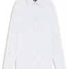 Slim-Fit-Hemd aus gebürstetem Stretch-Flanell