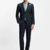 Slim-Fit-Hemd aus italienischem Baumwoll-Chambray